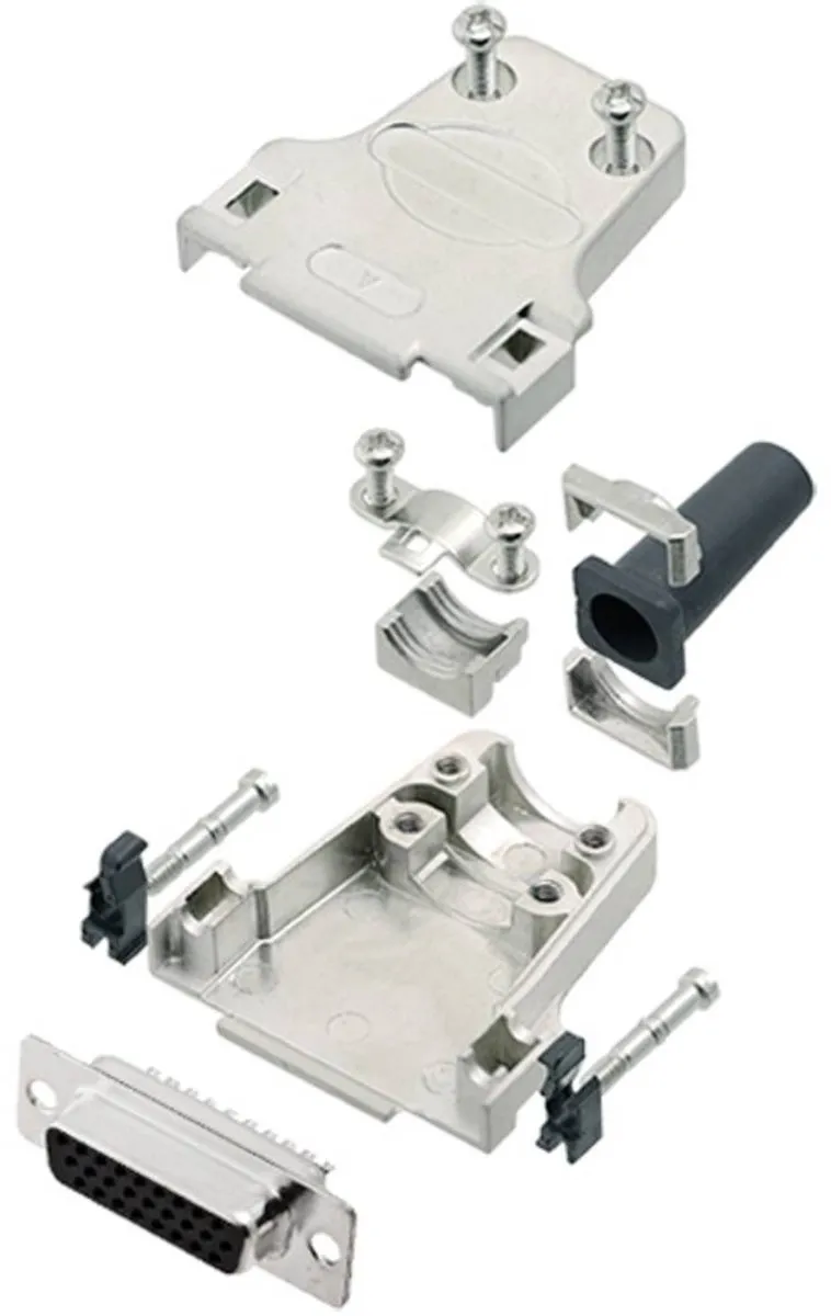 Tru Components TCDTZF15HDS26K D-sub Vrouwelijk 26-polig Soldeerkelk