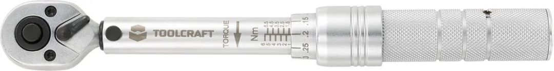 TOOLCRAFT Momentsleutel 1/4" 1-6 Nm