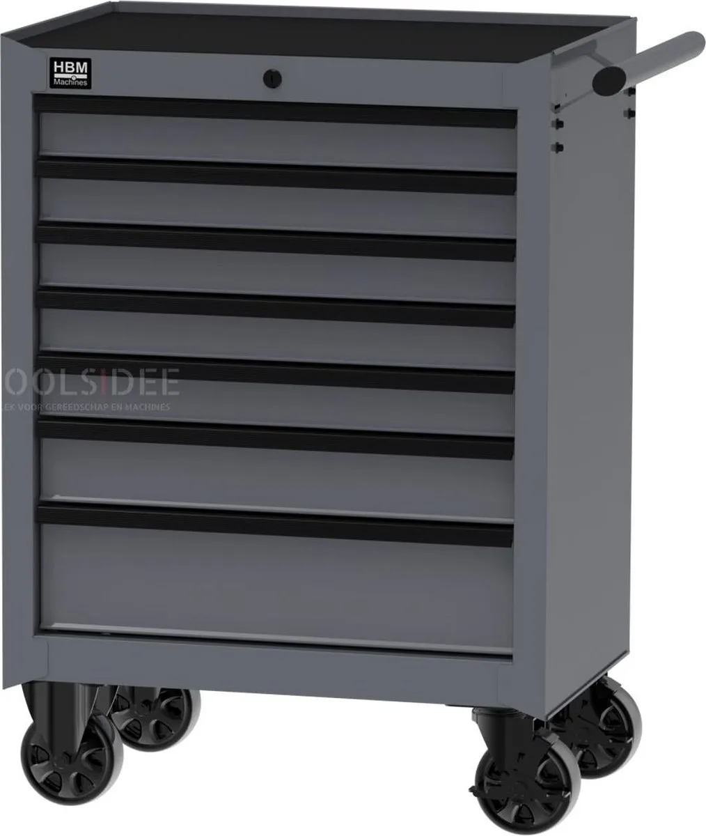 HBM Gereedschapwagen 7 Lades - Grijs