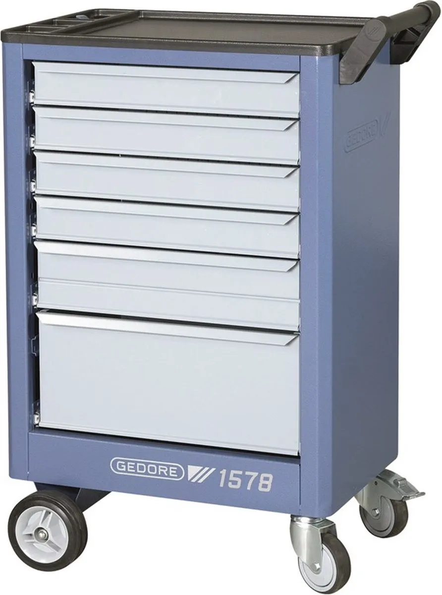 Gedore 1578 Gereedschapswagen 6 Lades