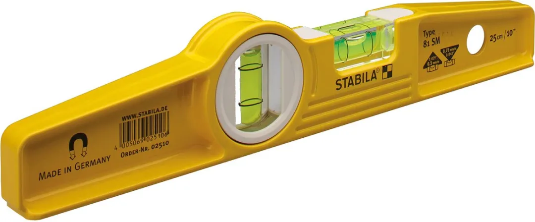 Stabila Type 81 SM Torpedo Waterpas Magnetisch 02510
