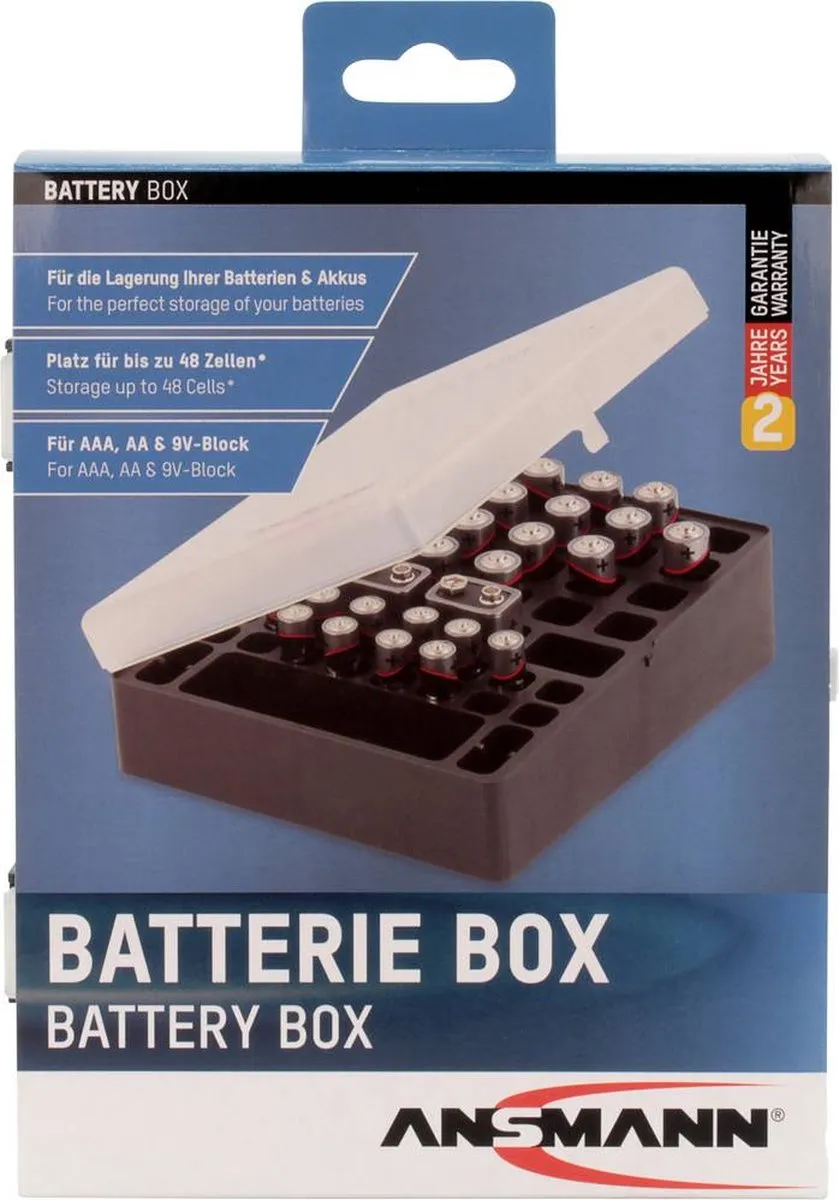 Ansmann Batterijbox 48 - 173x138x63mm