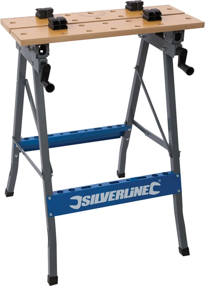Silverline TB05 Werkbank - Kantelbaar werkblad 150 kg