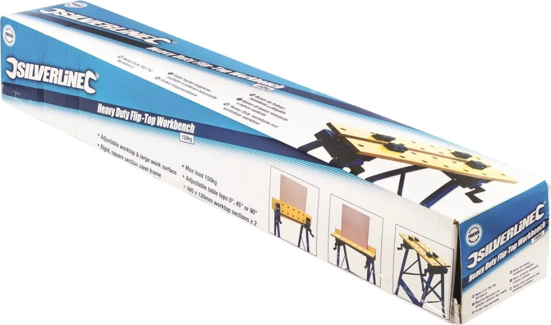 Silverline TB05 Werkbank - Kantelbaar werkblad 150 kg