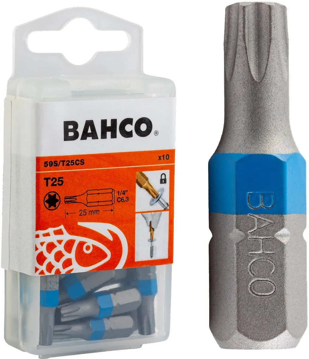Bahco Torx T25 Schroefbits 10 Stuks