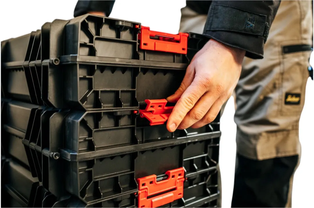 Toolbrothers RHINO XXl Drawer 2 Plus ECO - 17 Verdelers - Rood/Zwart - afbeelding 2 van 5