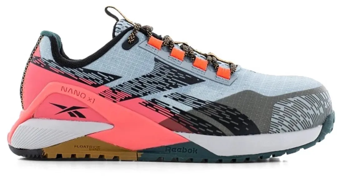 Reebok Work Nano X1 Dames Werkschoenen - Blauw-Roze