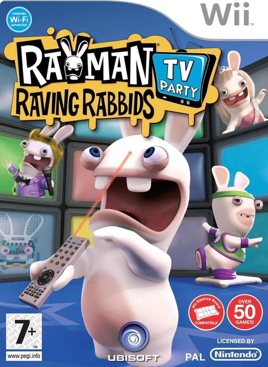 Ubisoft Rayman Raving Rabbids TV Party