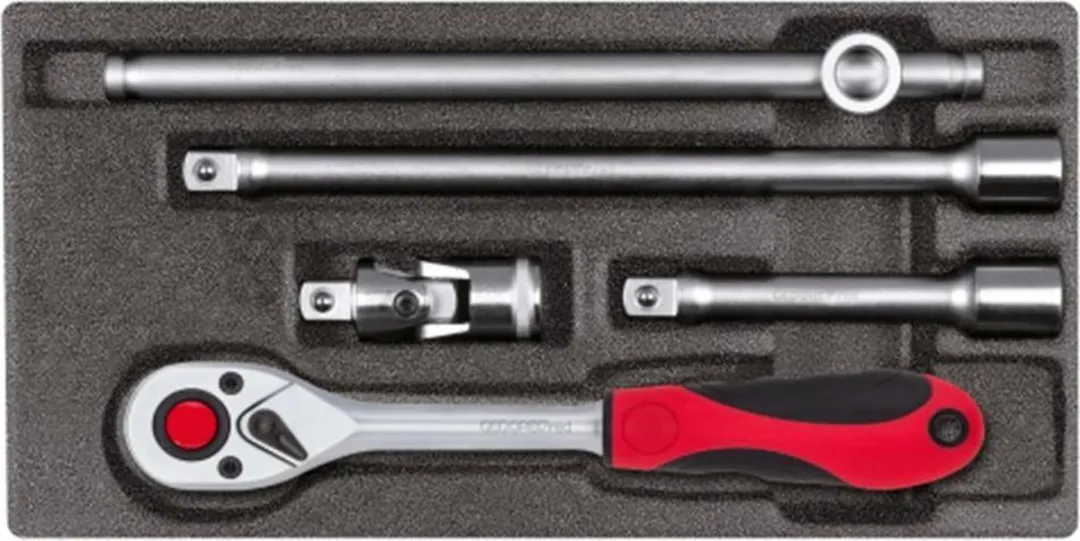Gedore RED R22150008 5-delig Ratelset 1/2"