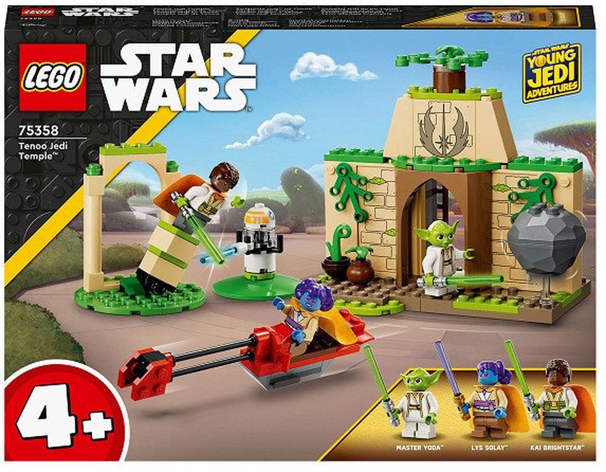 LEGO Star Wars Tenoo Jedi tempel Set met Yoda Figuur - 75358