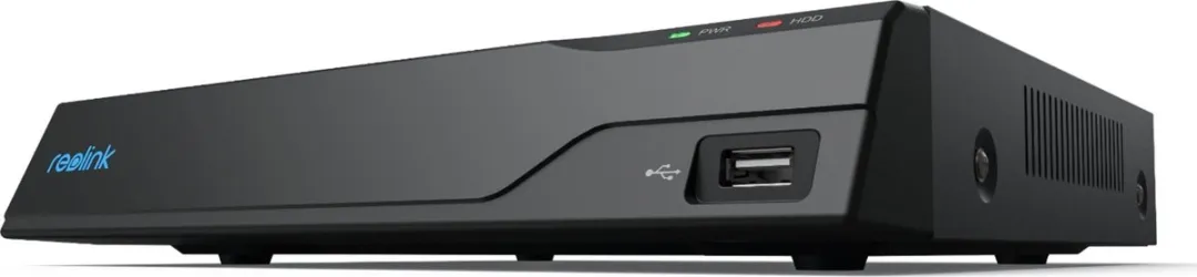 Reolink 8-kanaals PoE NVR Recorder voor 24/7 opname, 2 TB HDD ingebouwd, Onderst