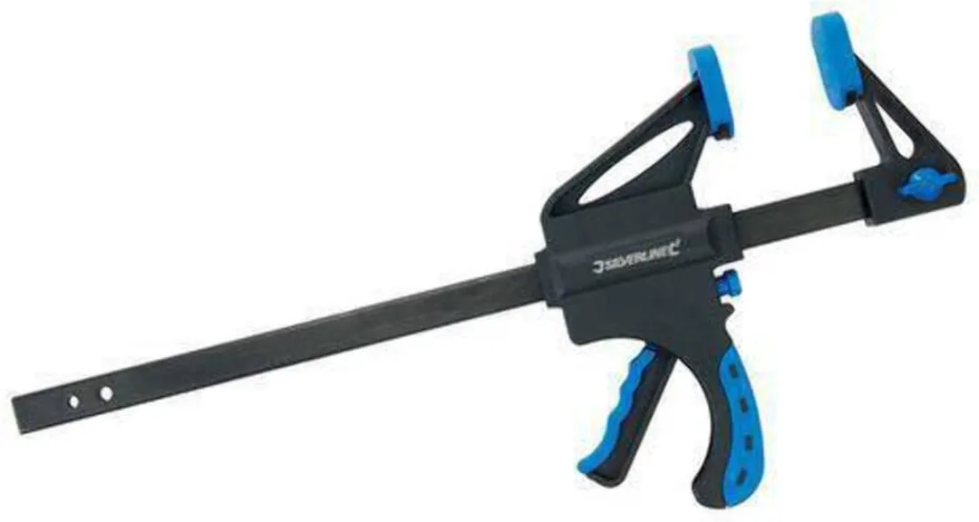 Silverline Snelspanklem 450mm Heavy Duty - Nylon kaken