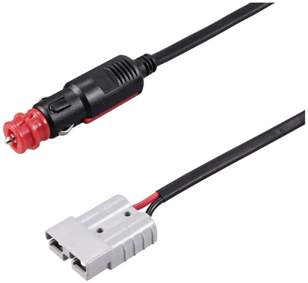 Tru Components TC-12195692 Hoogstroomstekker Sigarettenaansteker - Zwart/Rood