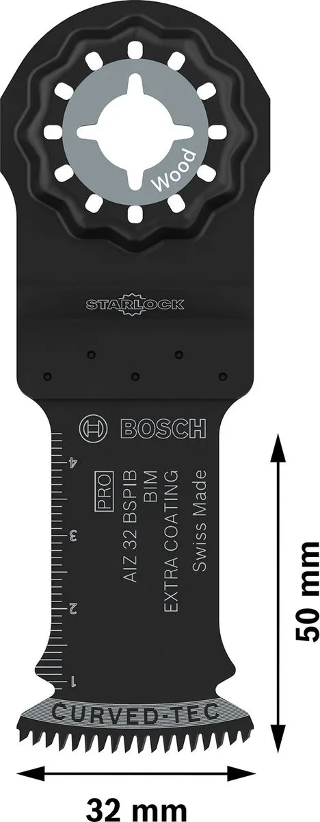 Bosch Professional PRO AIZ 32 BSPIB Invalzaagblad 32mm - Bi-Metaal - Hout