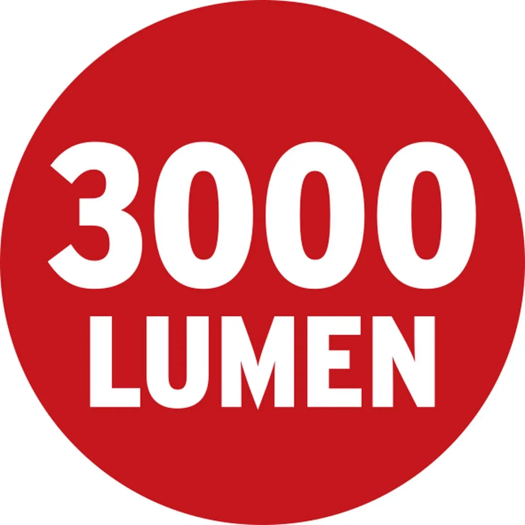 Brennenstuhl Batterijgevoede LED-werklamp RUFUS / LED-bouwlamp voor werkplaatsen (LED-schijnwerper met Powerbank-functie, incl. oplaadkabel, gegoten aluminium behuizing, 3000lm, IP65)