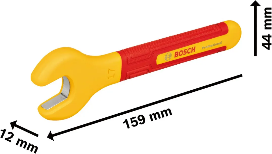 Bosch Professional VDE Steeksleutel 17mm - 1 Stuks