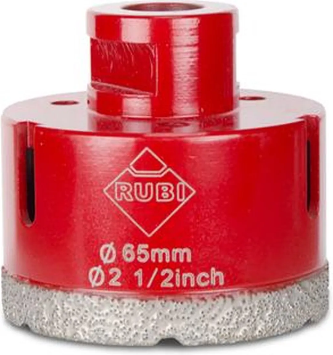 Rubi Tegelboor 65mm M14 Diamant - 04916 - Rood