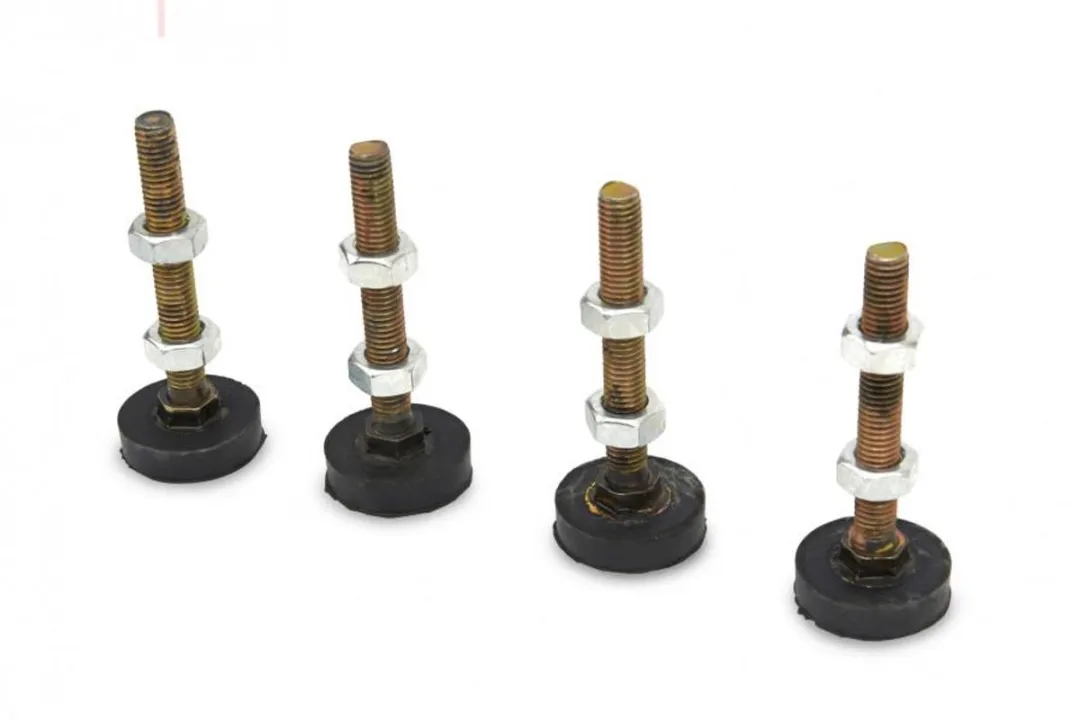 HBM 4-delige Set Stelvoeten M10 Trillingsdempers - 100kg per stuk
