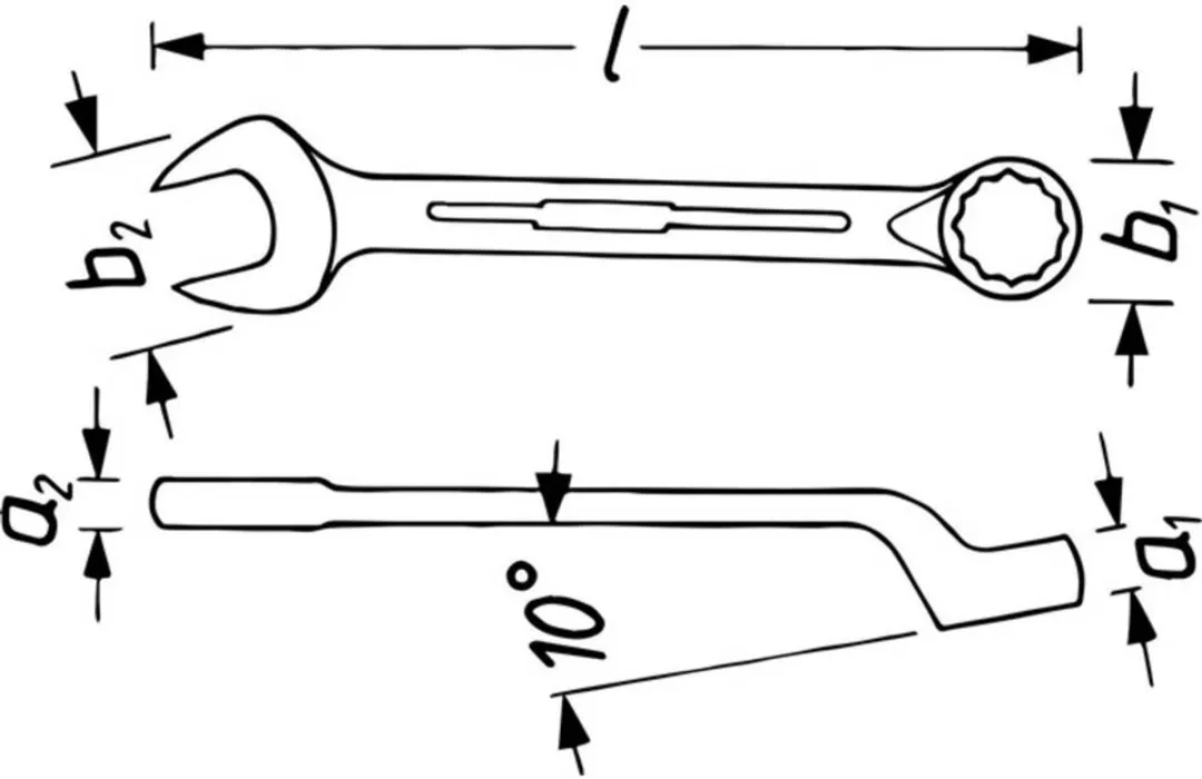 Hazet 603-10 Ring-steeksleutel 10mm