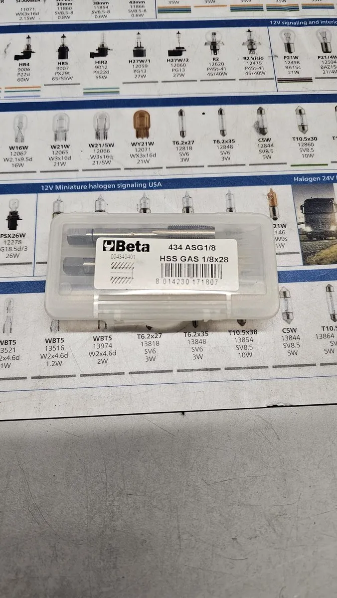 Beta Handtappen cilindrisch GAS-draad