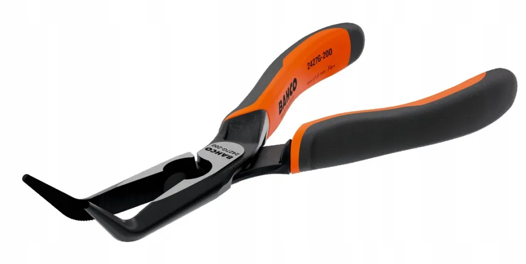 Bahco ERGO Verlengde Tang 45° Gebogen 200mm - Oranje/Zwart