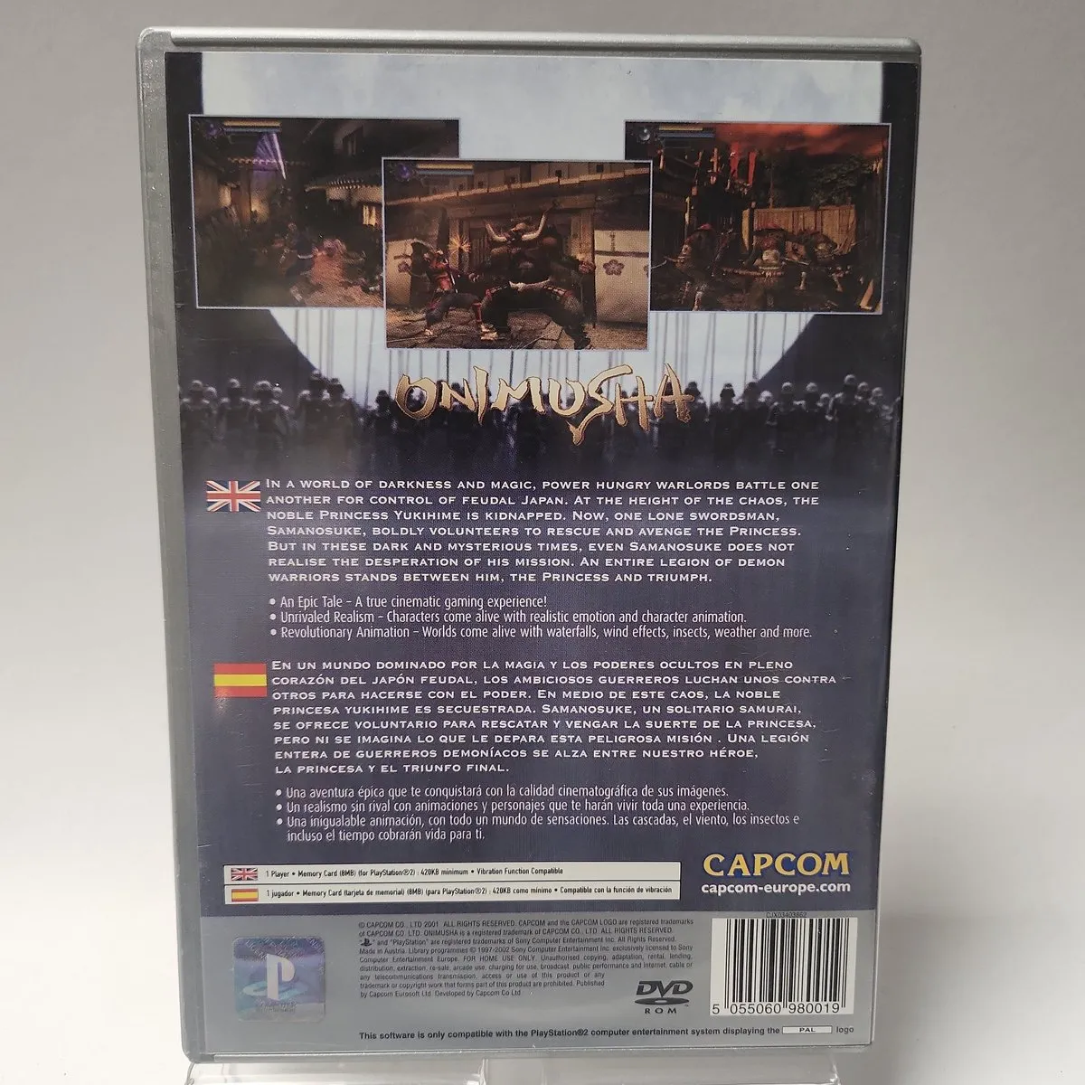 Capcom Onimusha Warlords PlayStation 2 Game