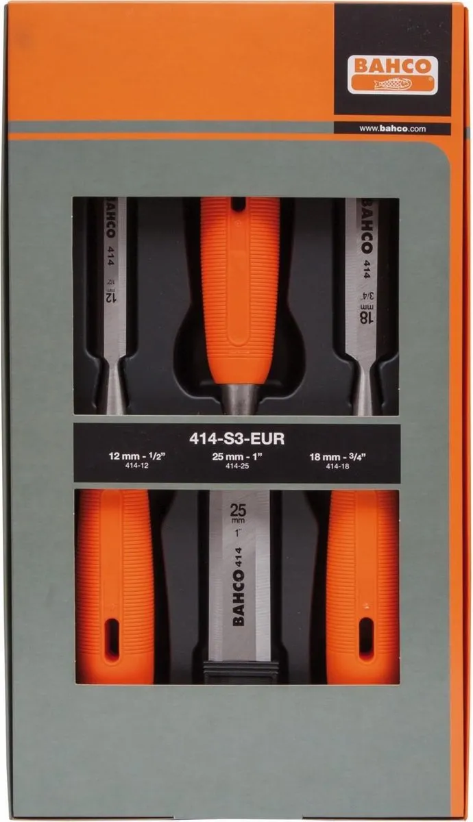 Bahco Steekbeitelset 3-delig 310003