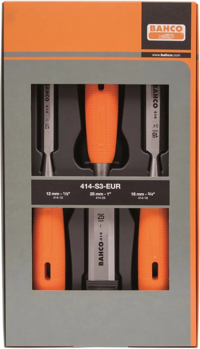 Bahco Steekbeitelset 3-delig 310003