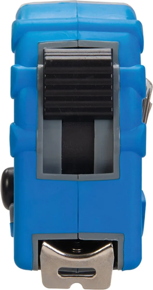Silverline Rolmaat 8m - Automatisch - Blauw