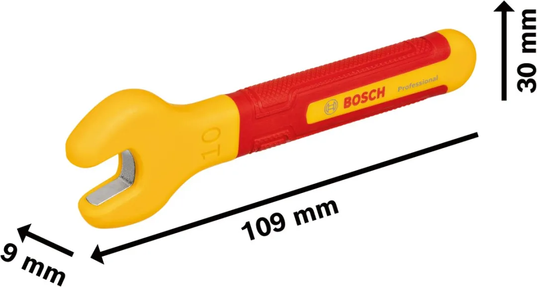 Bosch Professional VDE Steeksleutel 10mm - 1 Stuks