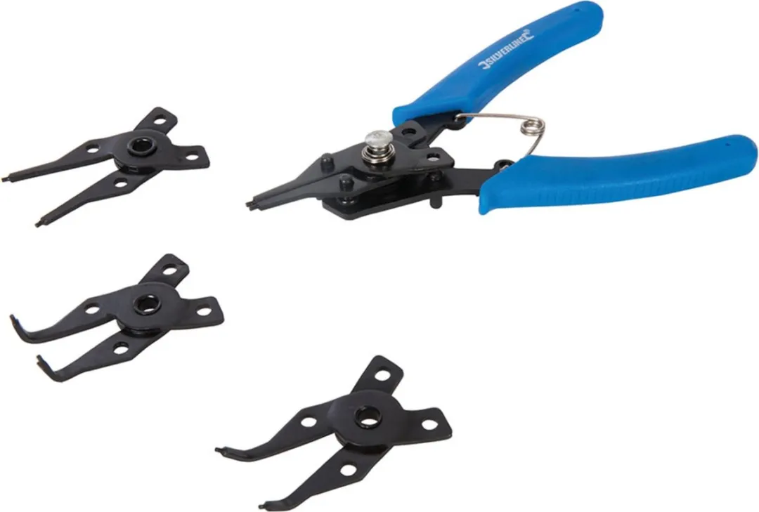 Silverline Borgveertangen 160mm 5-delig