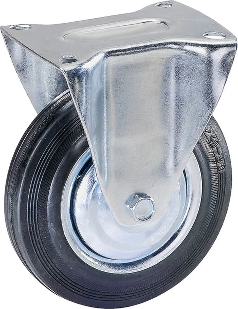 Westfalia Bokwiel met massief rubberen banden 80mm