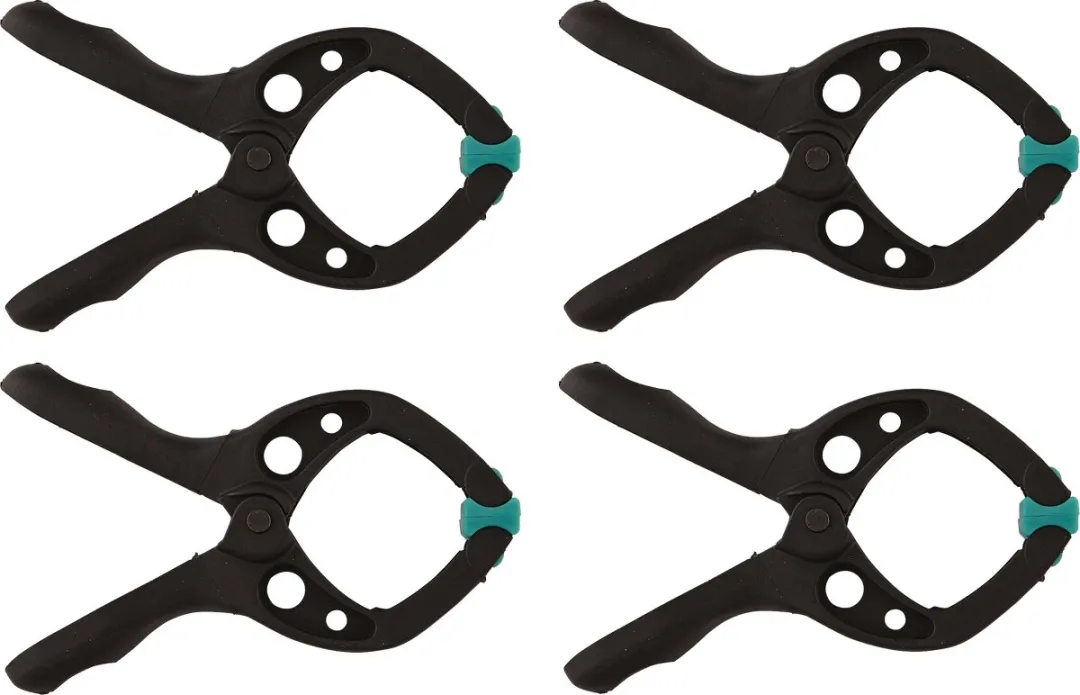 Wolfcraft 4 Veerklemmen MINI 30 3432000 - 4 Stuks