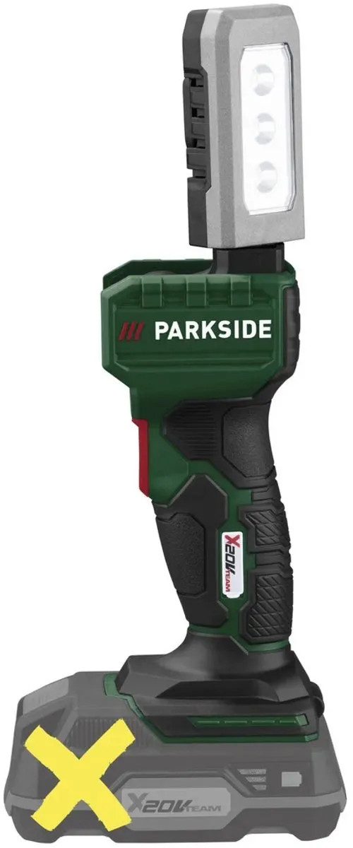 Parkside Accu-LED-handlamp 20V - 3x3W 6500K