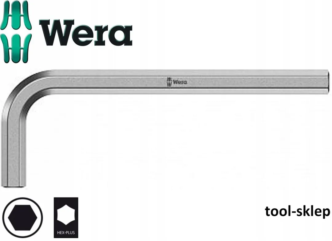 Wera Inbussleutel 24x224mm - Verchroomd