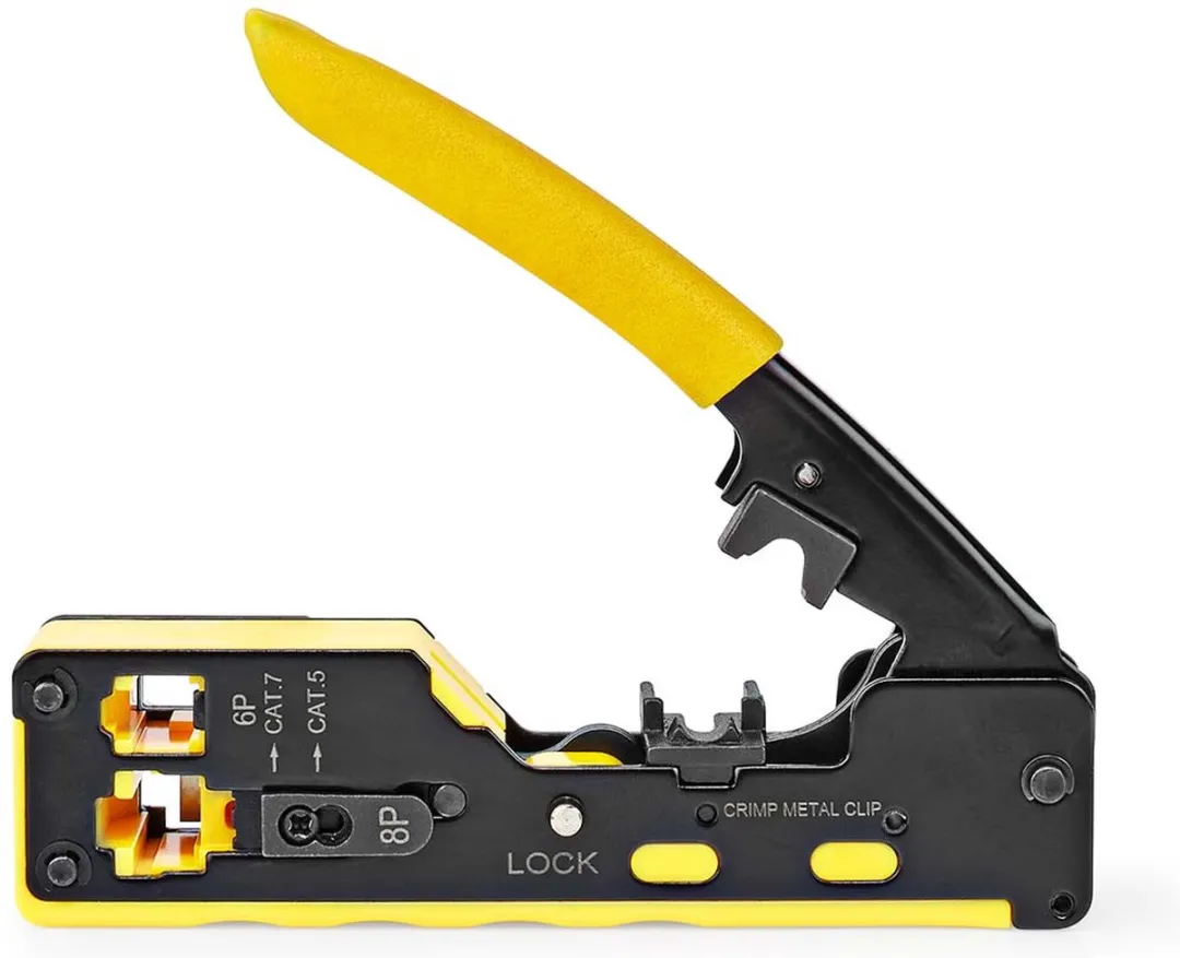 Nedis Krimptang CAT5-CAT7 RJ12/RJ45 - Zwart