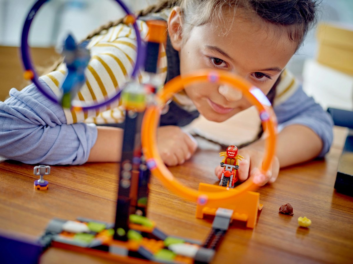 LEGO City Stuntz Spinning Stunt-uitdaging Actieset - 60360