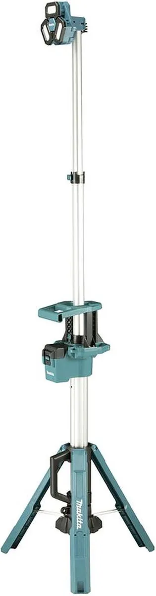 Makita NLADML814 Accu Statieflamp 3 Spots - 3000 Lumen - Zwart