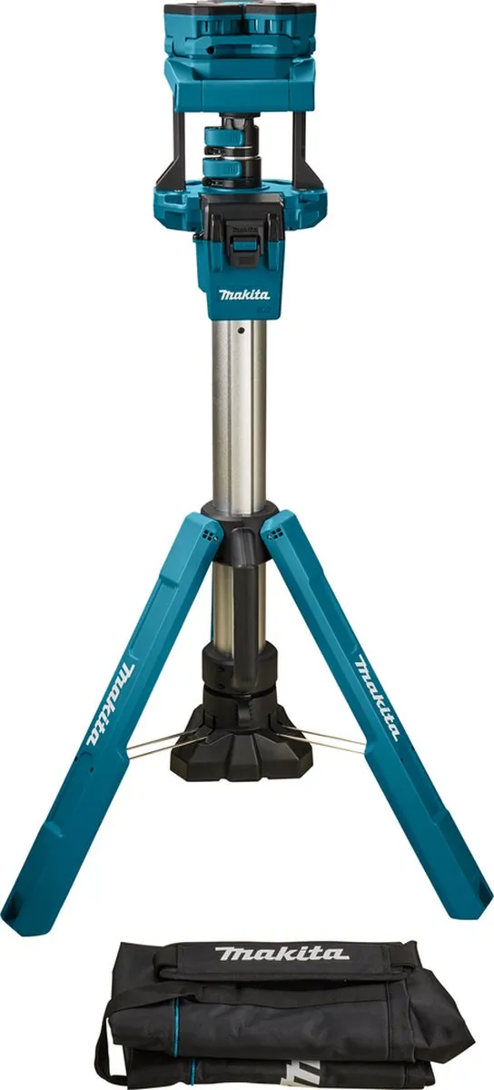 Makita NLADML814 Accu Statieflamp 3 Spots - 3000 Lumen - Zwart