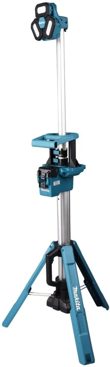 Makita NLADML814 Accu Statieflamp 3 Spots - 3000 Lumen - Zwart