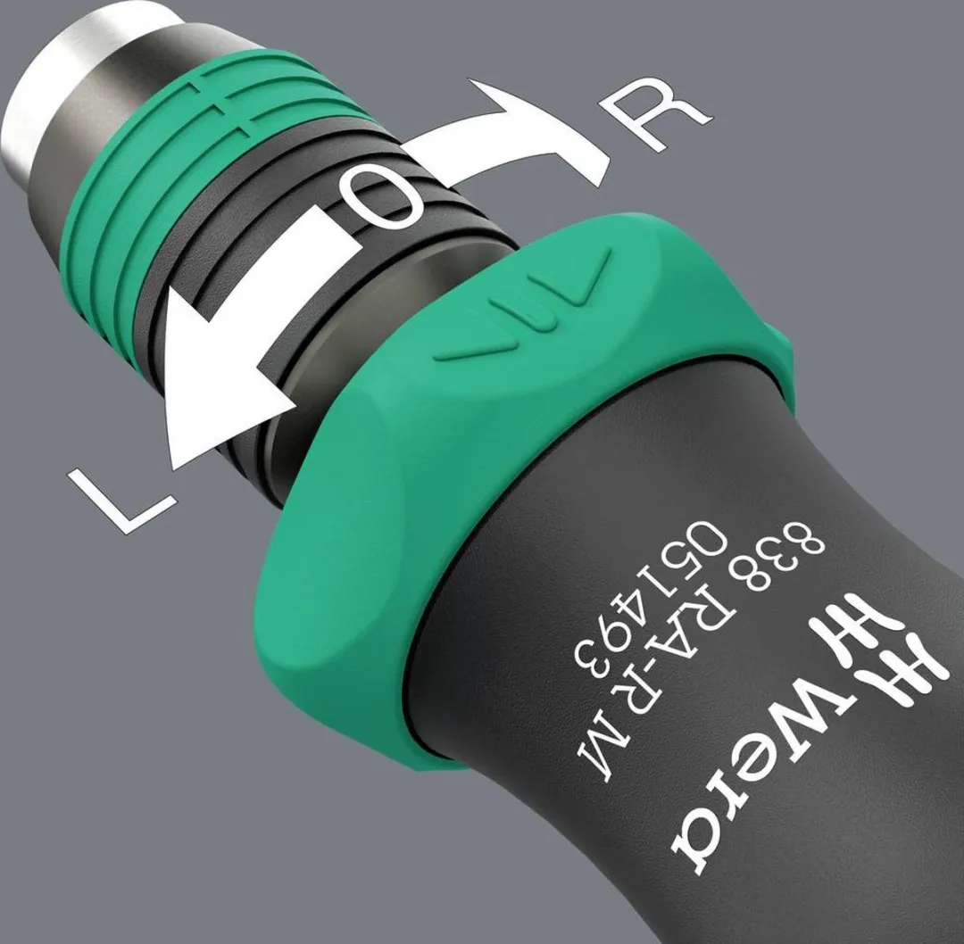Wera 838 RA-R M Bitschroevendraaier 1/4 6.3mm - 25.50mm
