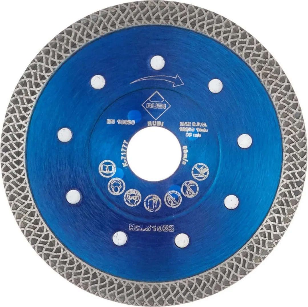 Rubi Diamantschijf 125mm TVA Turbo Viper 22,2mm - Keramiek