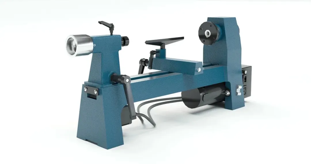 HBM H132849 Variabele Houtdraaibank 300W - 300x200mm
