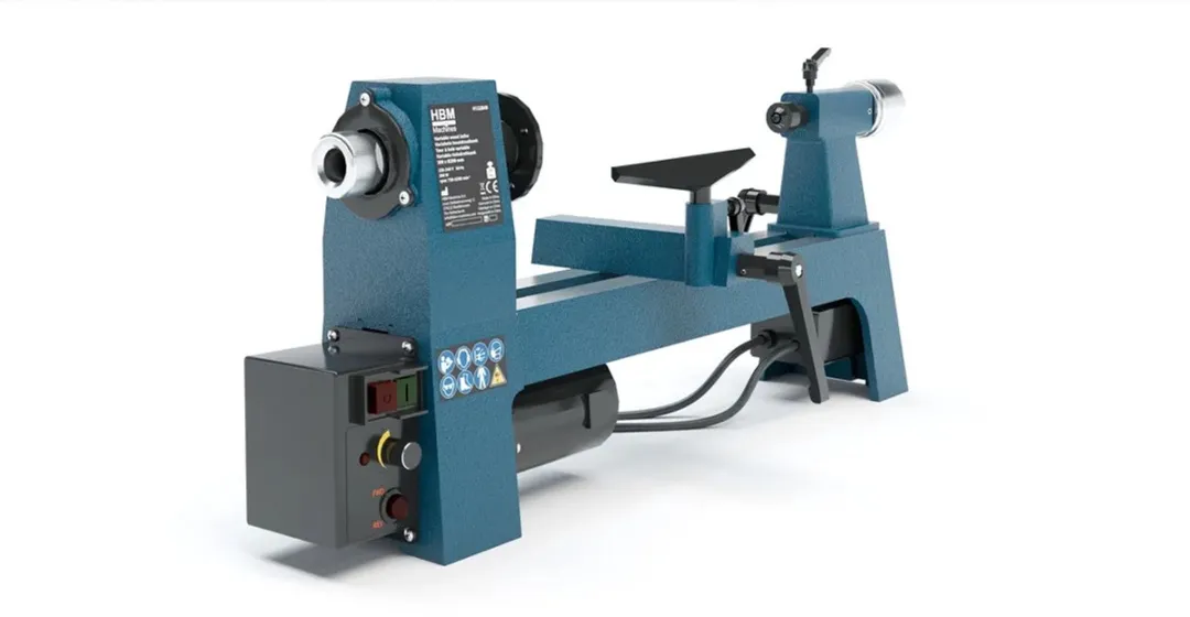 HBM H132849 Variabele Houtdraaibank 300W