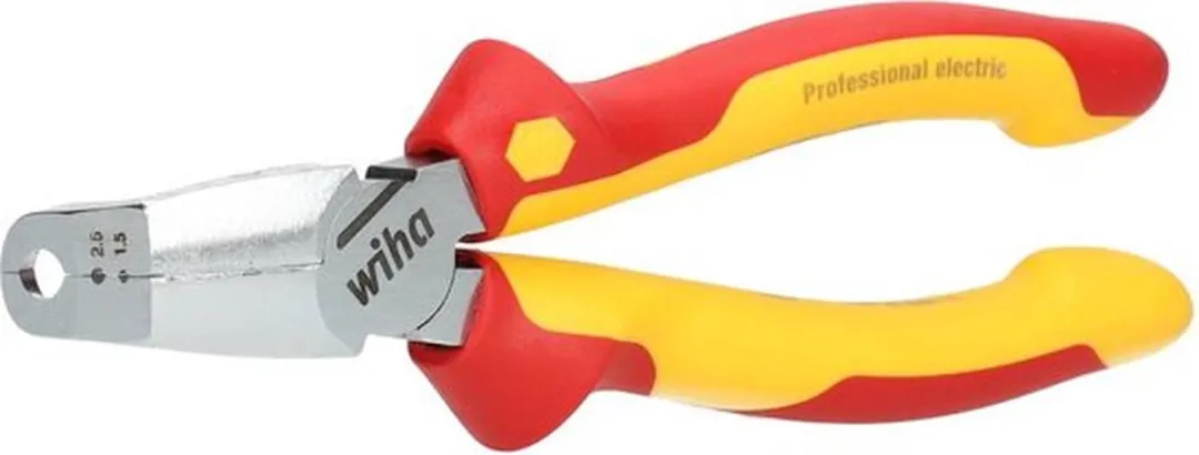 Wiha TriCut Installatietang 38552 - Rood/Geel - afbeelding 6 van 6