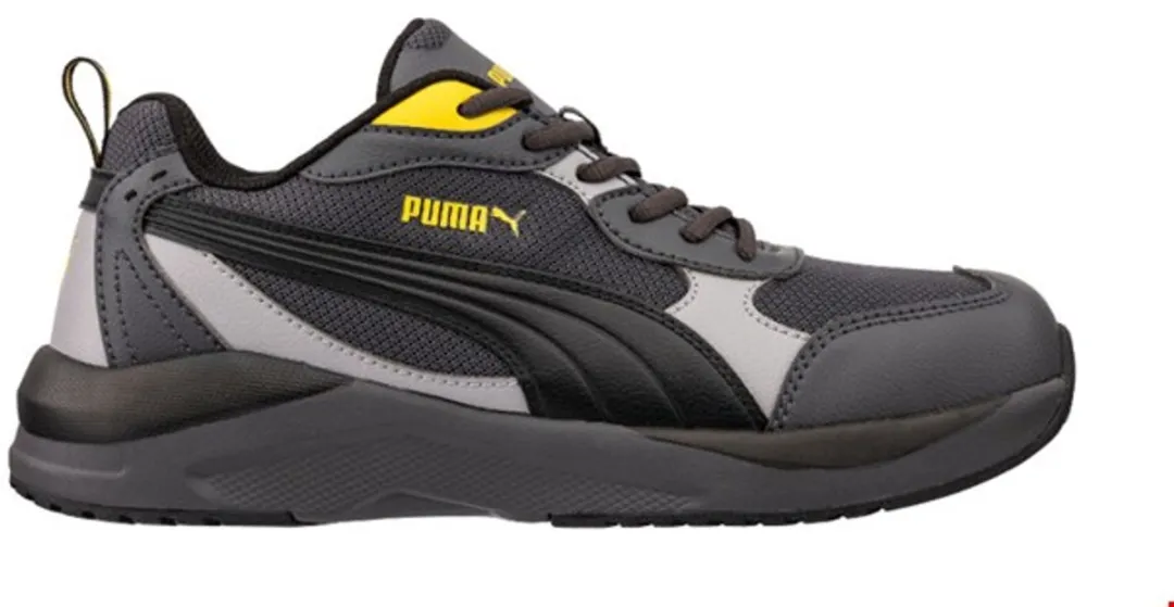 PUMA Shift Grey/Yellow Low S1PS Werkschoenen - Maat 42