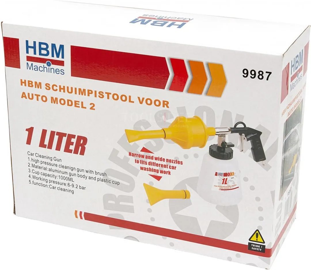 HBM Schuimpistool Auto Model 2 - afbeelding 2 van 4