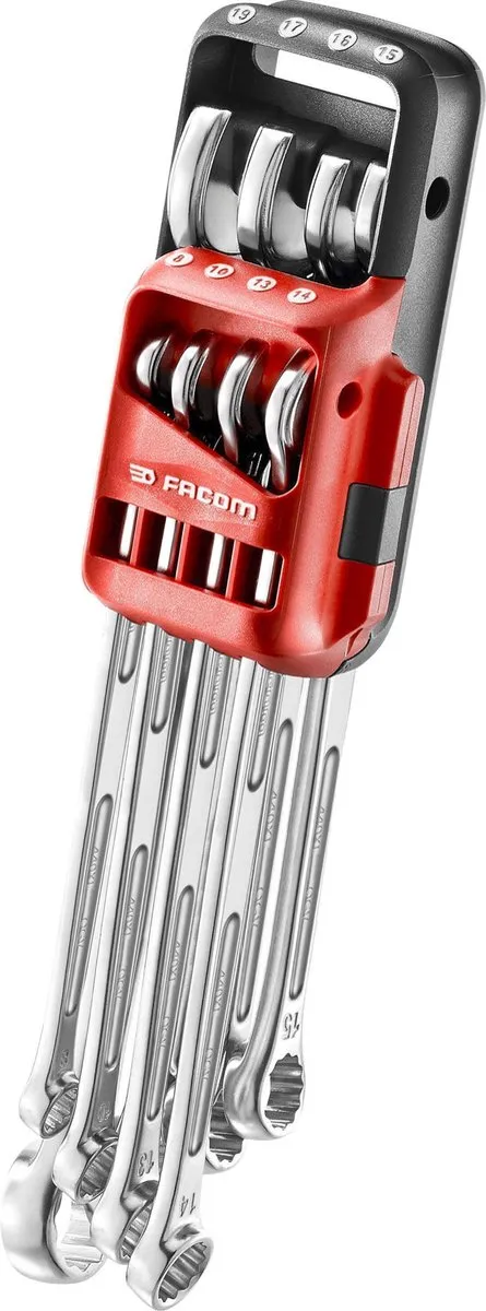 FACOM 440XL.JP8PB Moersleutelset Lange Combinatie - 8-delig - 19-8mm