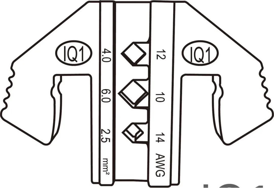 TOOLCRAFT Krimpstempel MC3 2.5-6mm² - 1x Inzetstuk