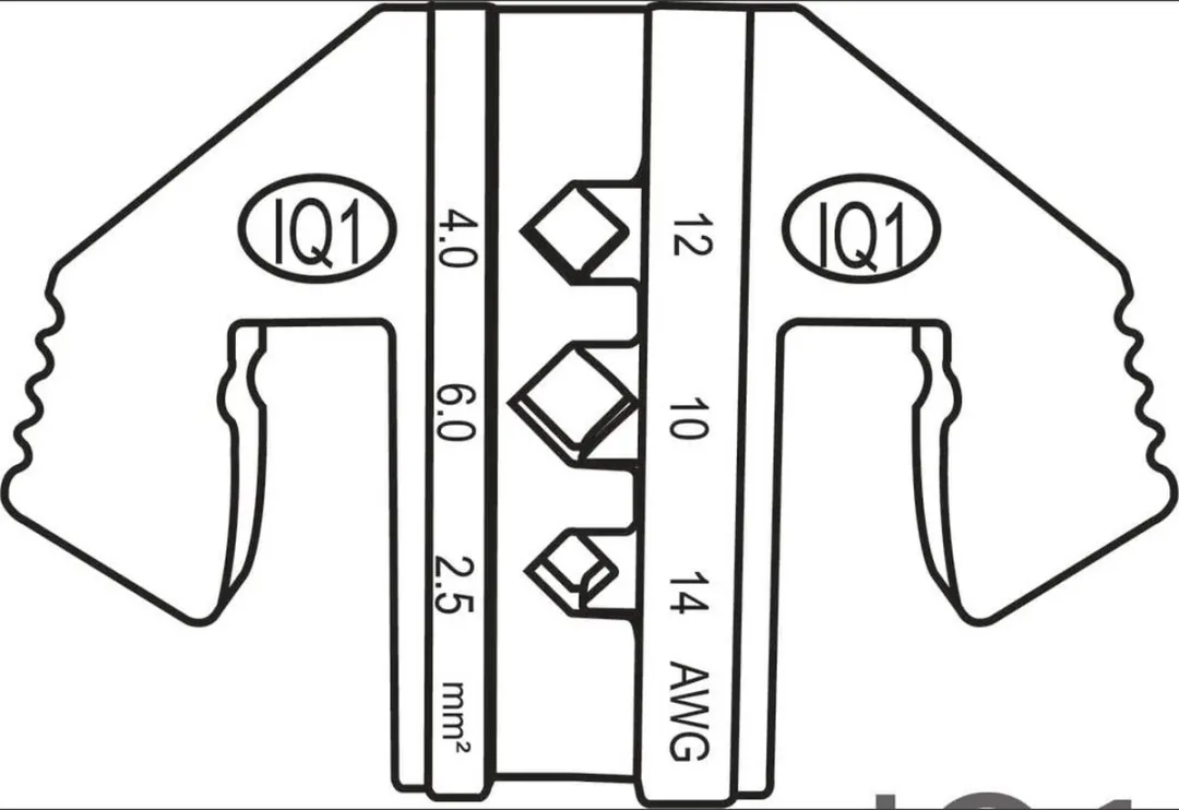 TOOLCRAFT Krimpstempel MC3 2.5-6mm² - 1x Inzetstuk